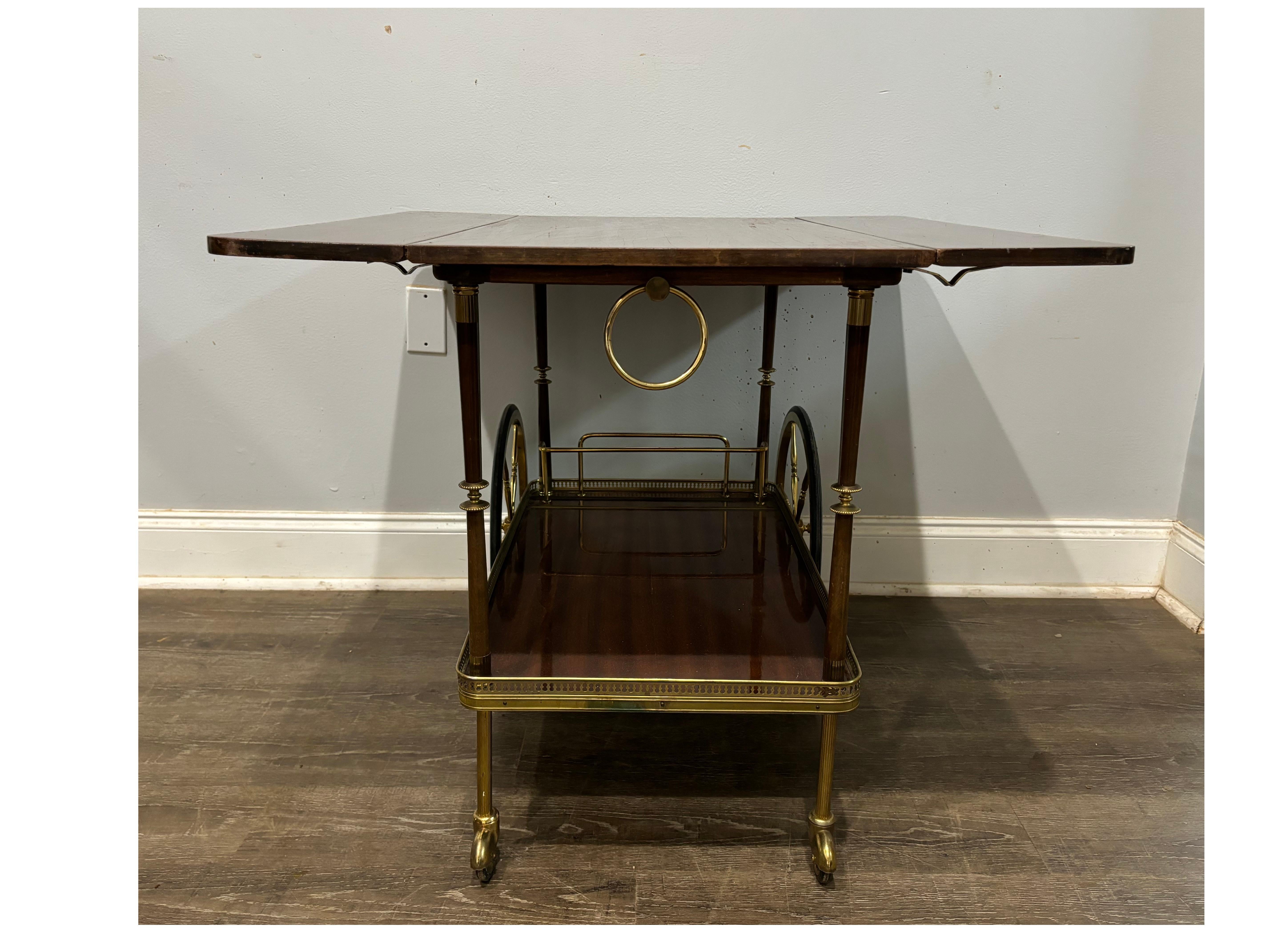 Carrito de bar francés de mediados del siglo XX en venta 6