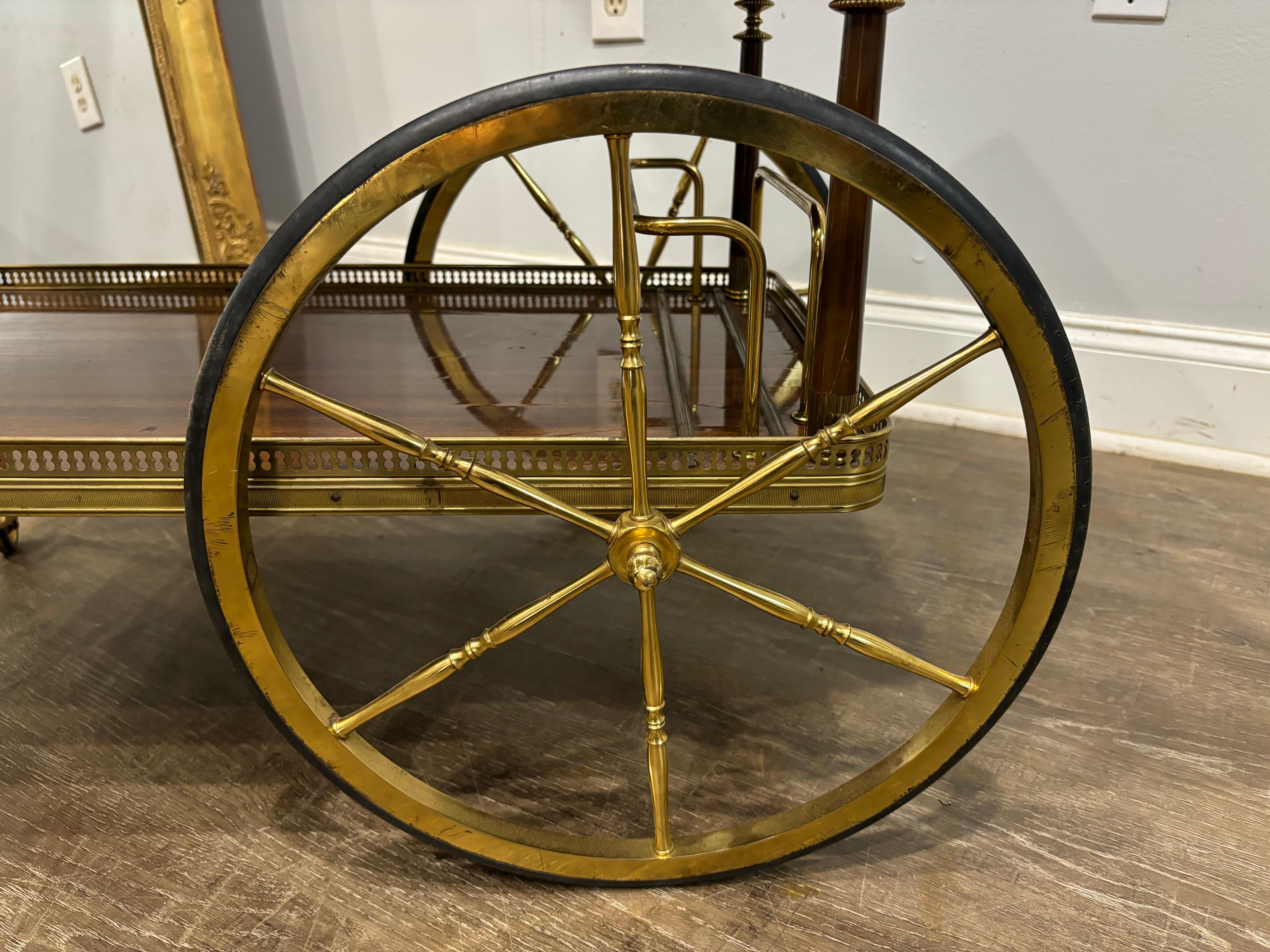 Carrito de bar francés de mediados del siglo XX Francés en venta