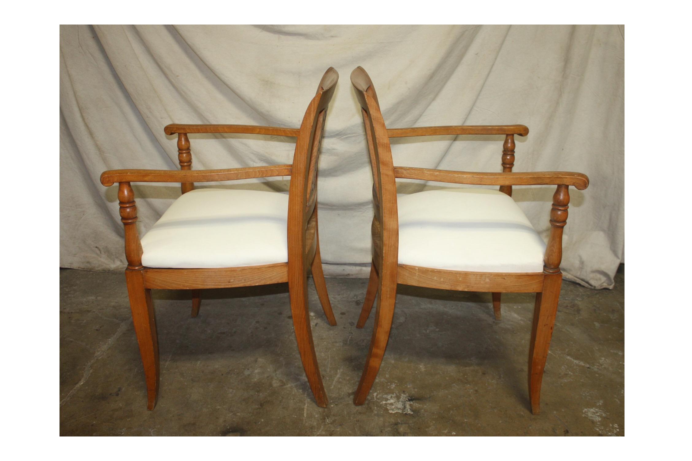 Sillones franceses de estilo Directoire de mediados del siglo XX en Bueno estado para la venta en Stockbridge, GA