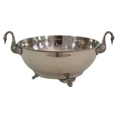 French Mid-20th Century Hollywood Regency Silver Plate Champagne Cooler