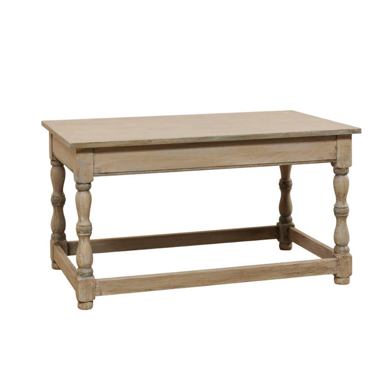 French Mid-20th Century Painted Wood Coffee Table on ...