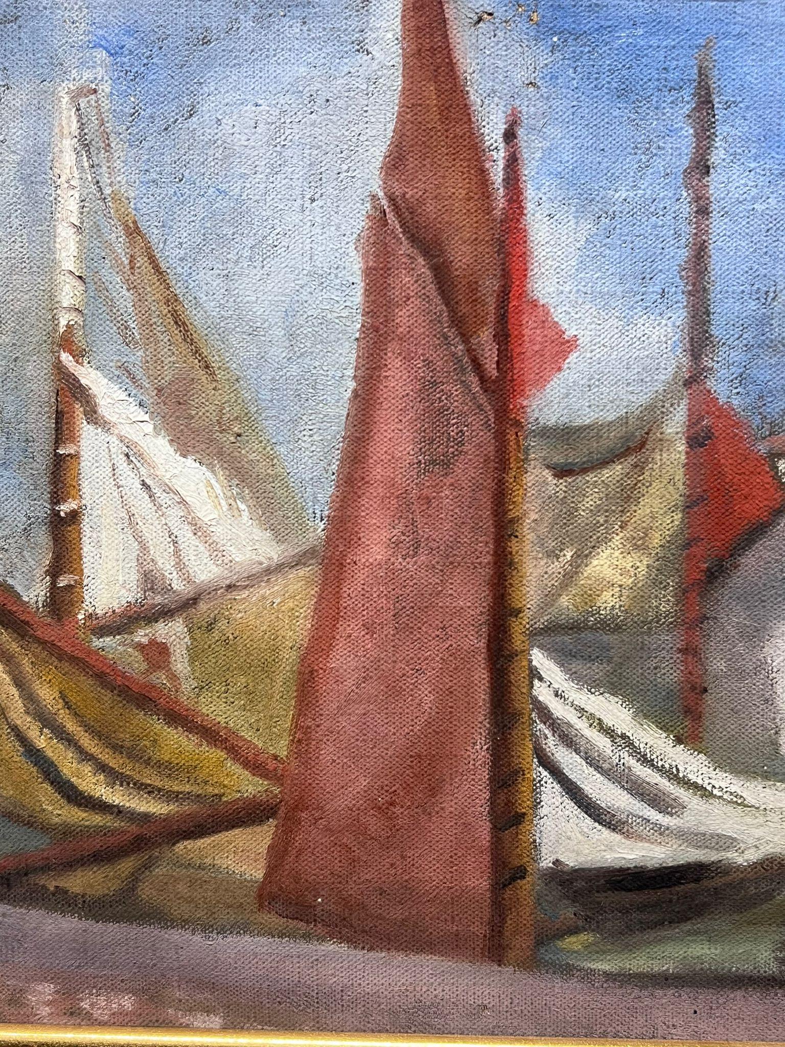 Le vieux port
Artiste impressionniste français, milieu du 20e siècle
huile sur toile posée sur carton, encadrée
peinture : 9 x 9 pouces
encadré : 9.5 x 9.5 pouces
état : globalement très bon, quelques marques mineures à la surface mais globalement
