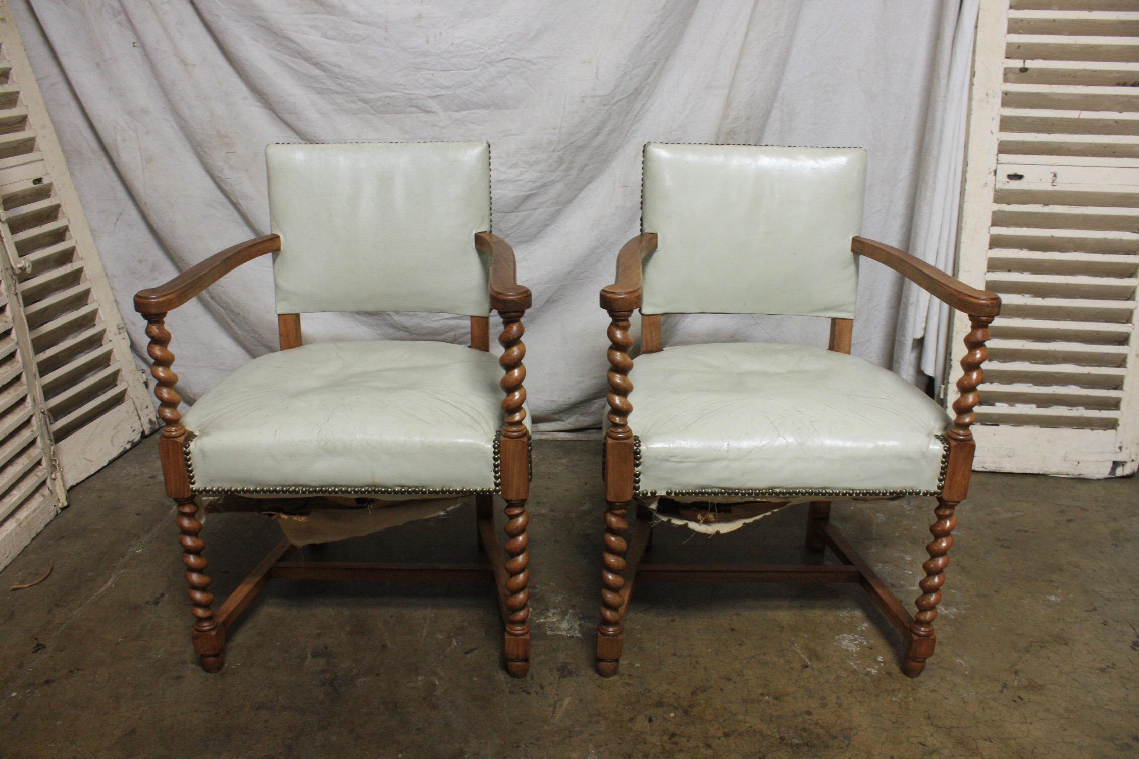 French Mid-20th Century Pairs of Armchairs 6