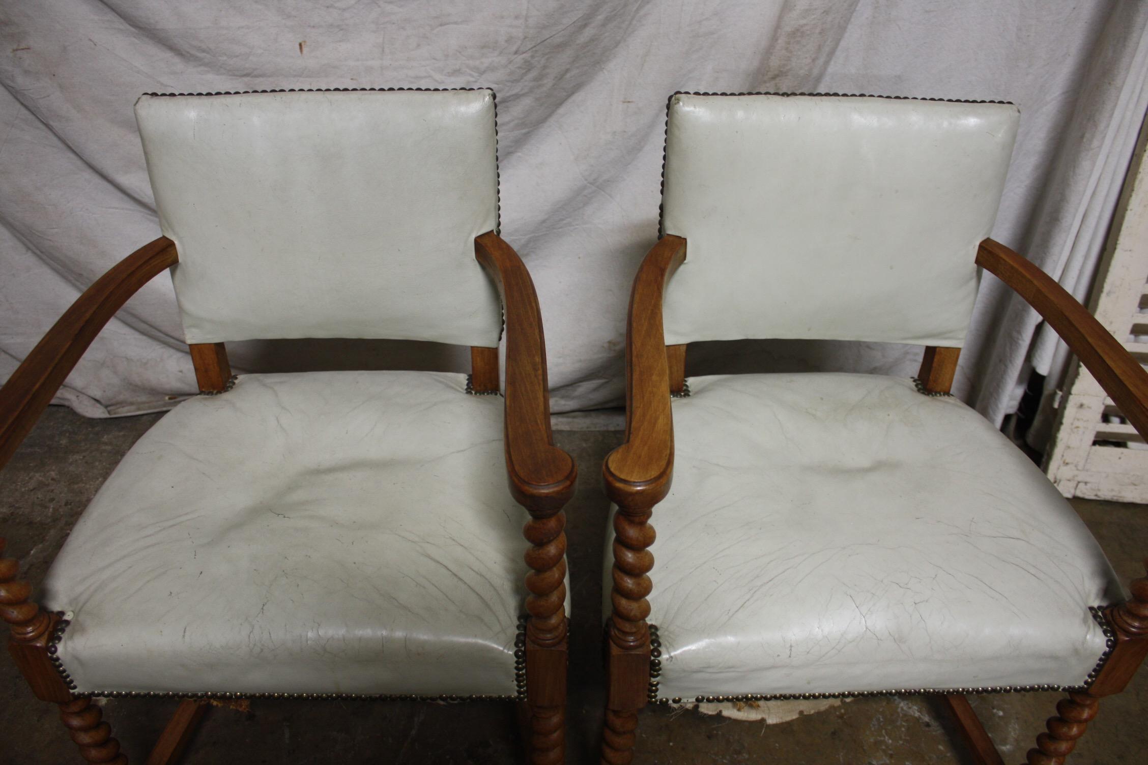 French Mid-20th Century Pairs of Armchairs 7