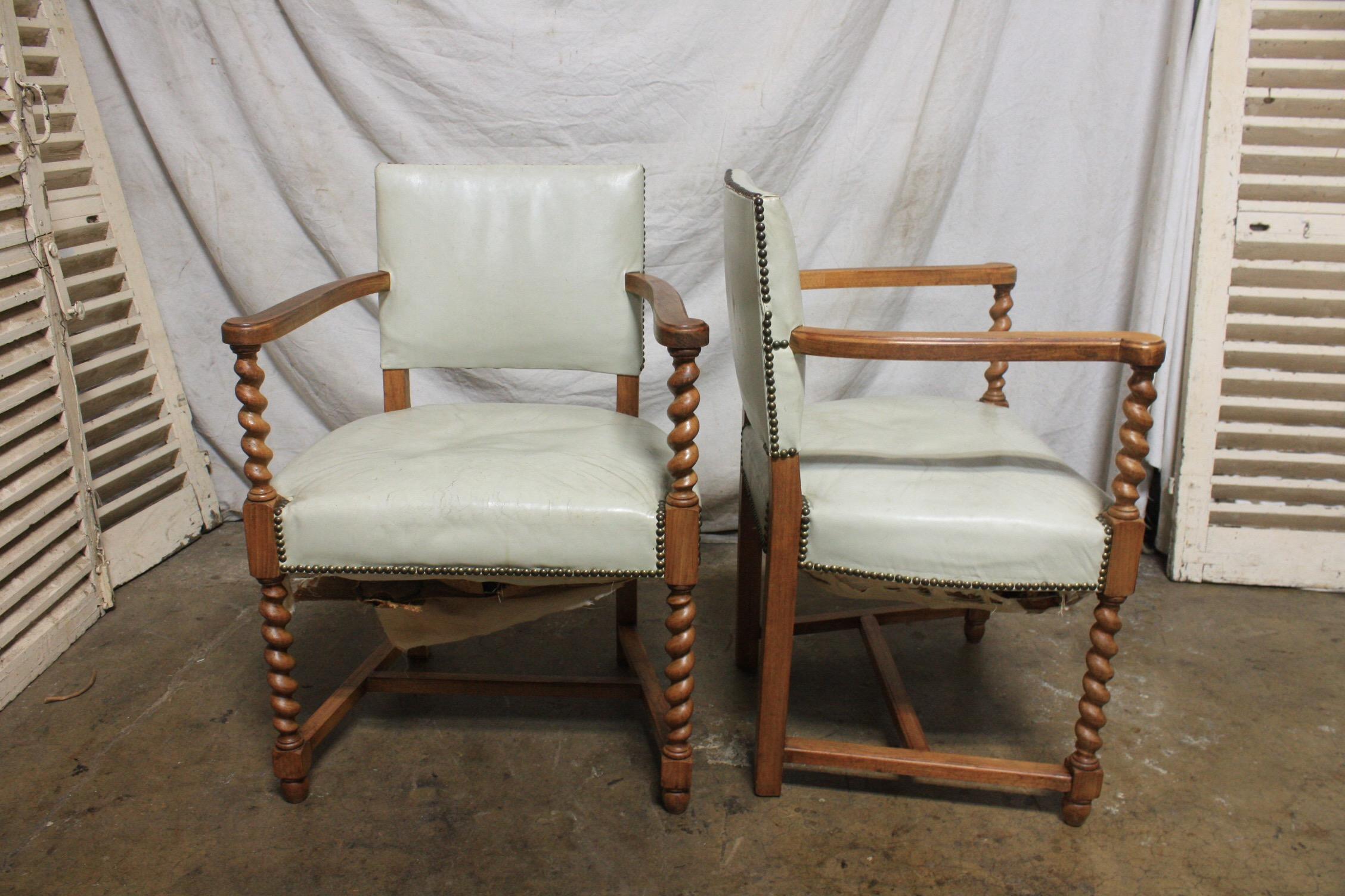 French Mid-20th Century Pairs of Armchairs 8