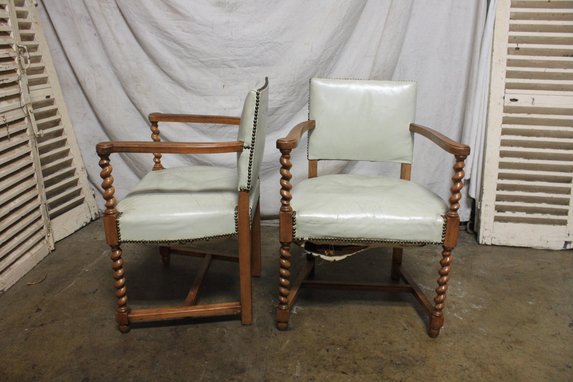 French Mid-20th Century Pairs of Armchairs 9