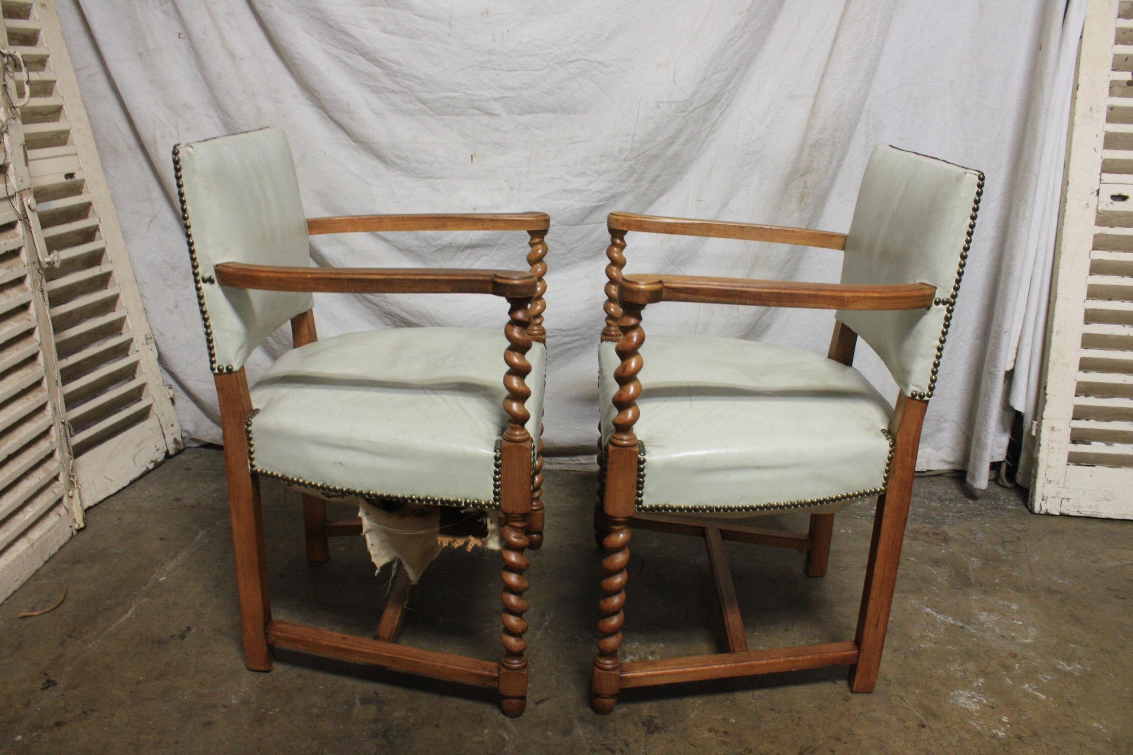 French Mid-20th Century Pairs of Armchairs 12