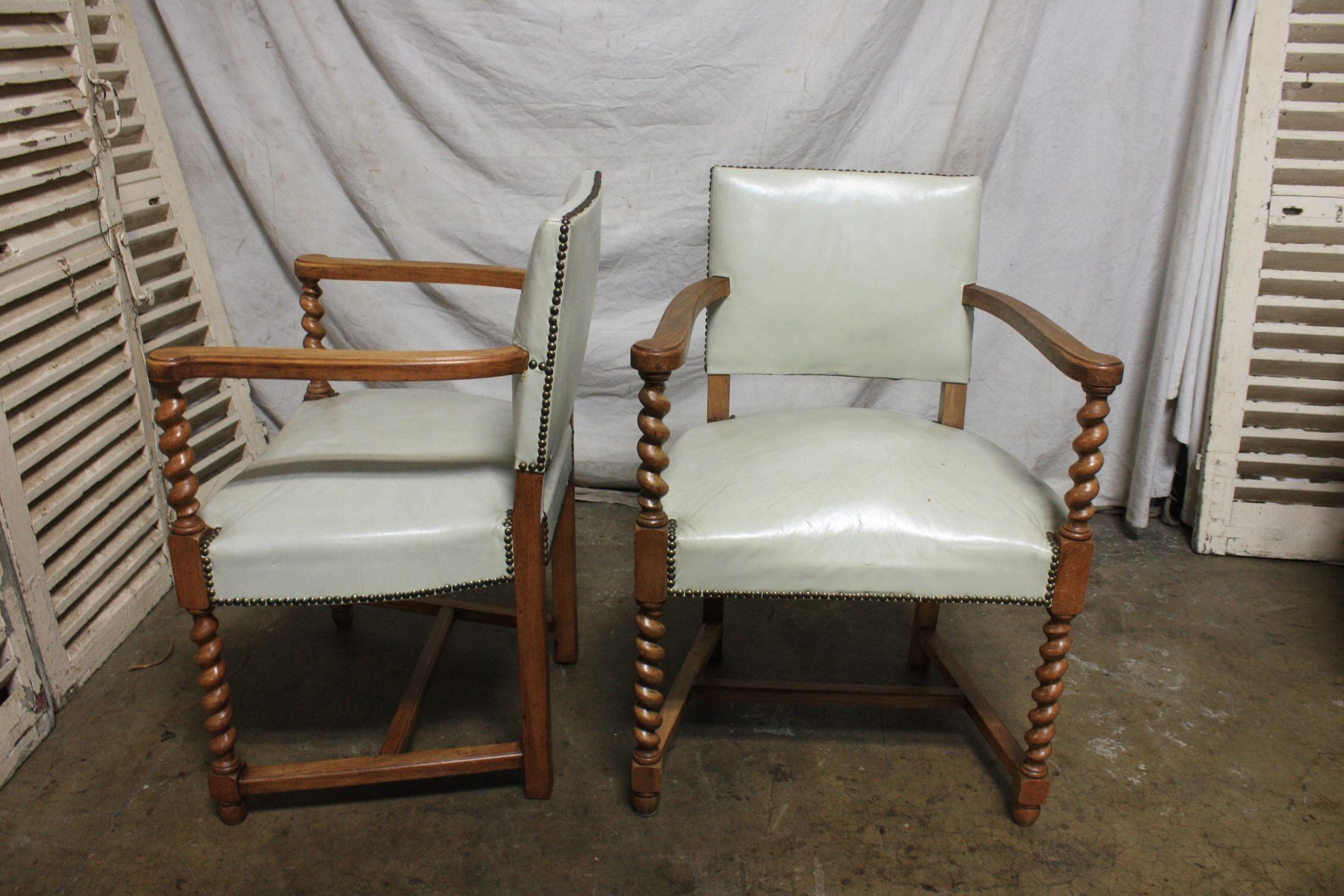 French Mid-20th Century Pairs of Armchairs 1