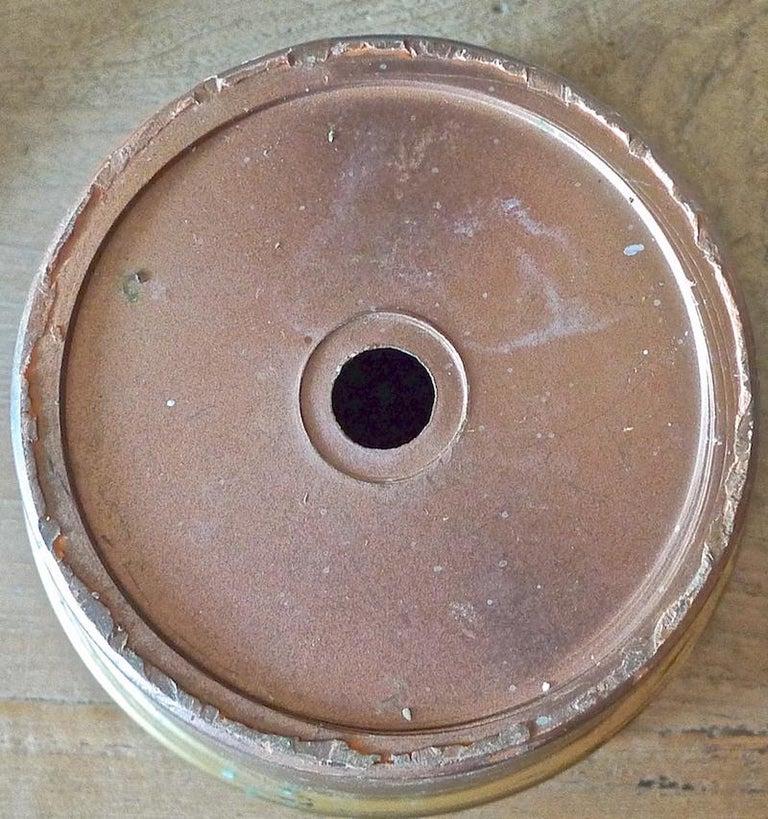 French Mid-20th Century Small Ceramic Pot In Distressed Condition For Sale In Santa Monica, CA