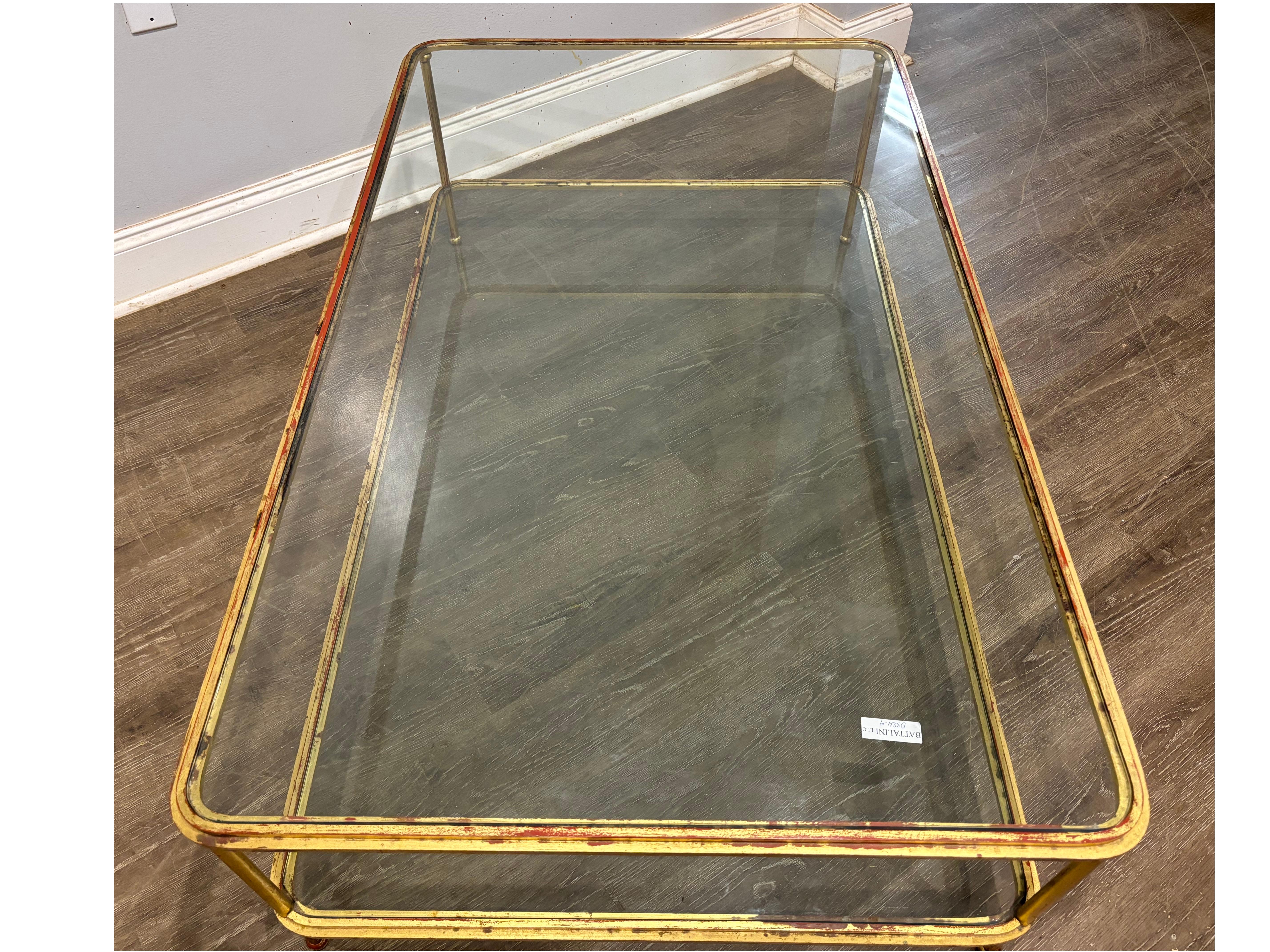 French Mid 20th Century Sofa Table For Sale 5