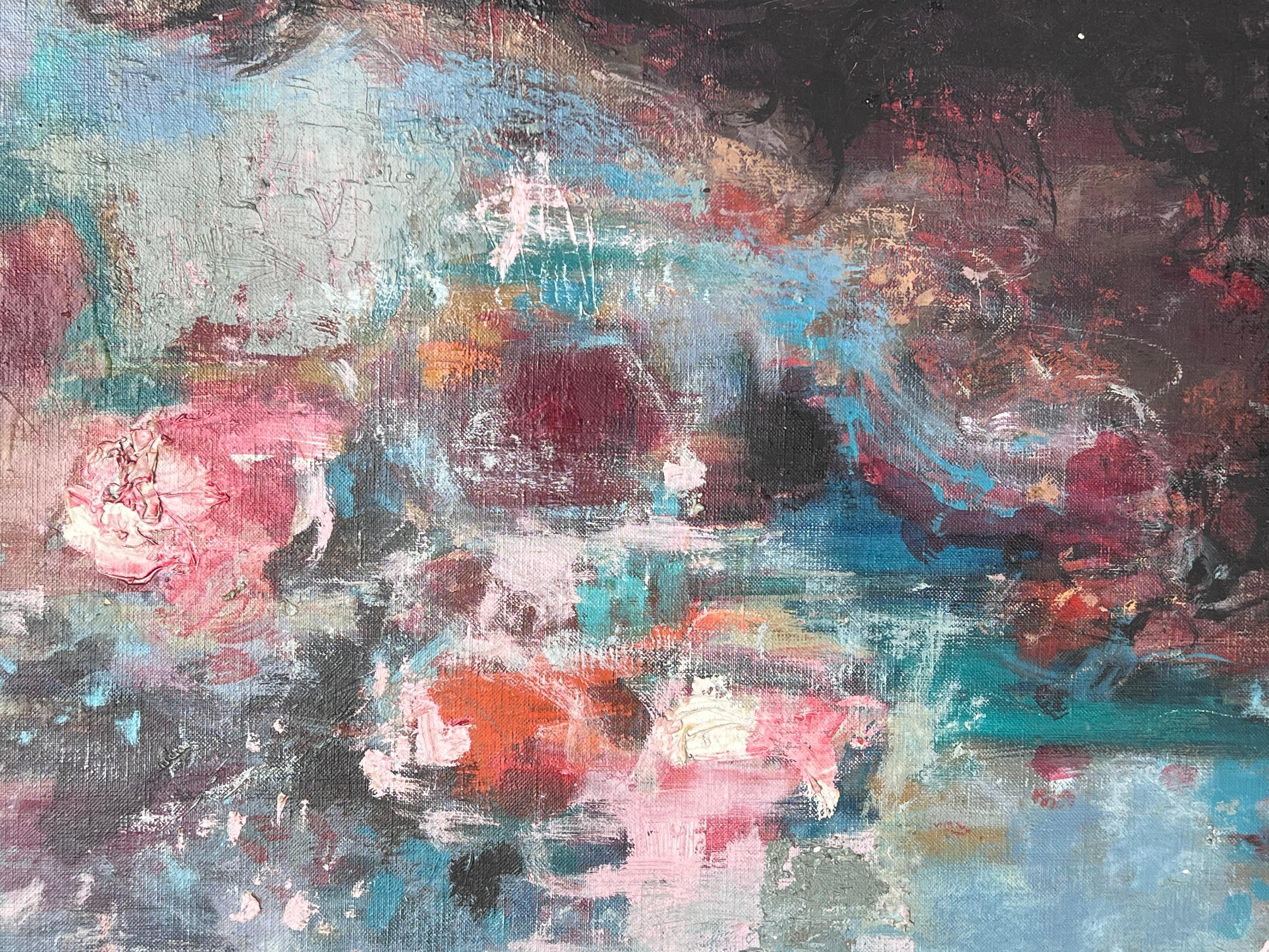 Großes französisches Ölgemälde des 20. Jahrhunderts Porträt einer jungen Frau, signiert im Angebot 3