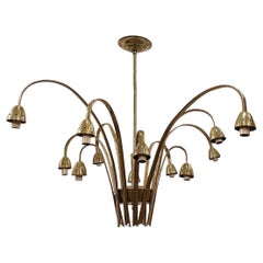 Lampadario francese di metà secolo