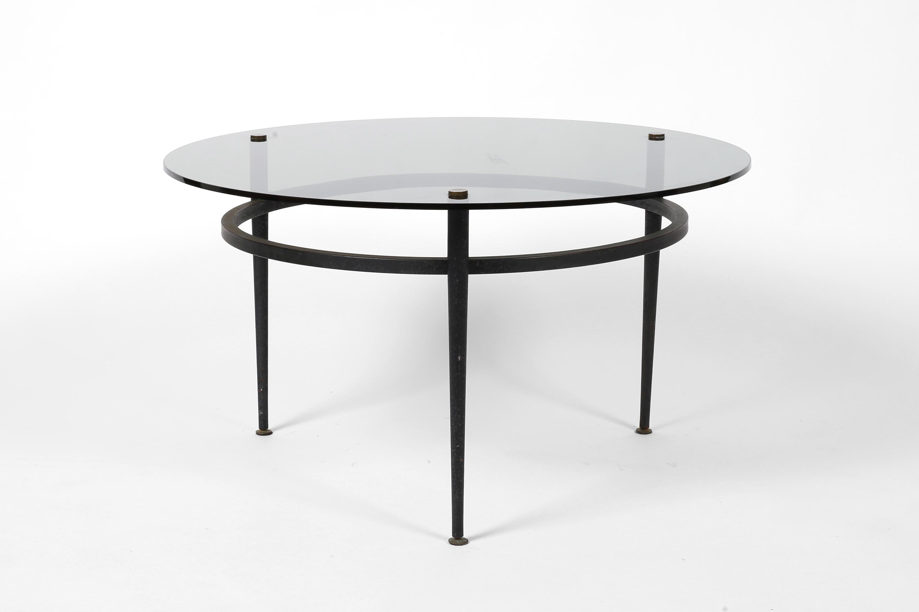 Français Table basse minimaliste Roger Le Bihan, milieu de siècle, années 1960 en vente