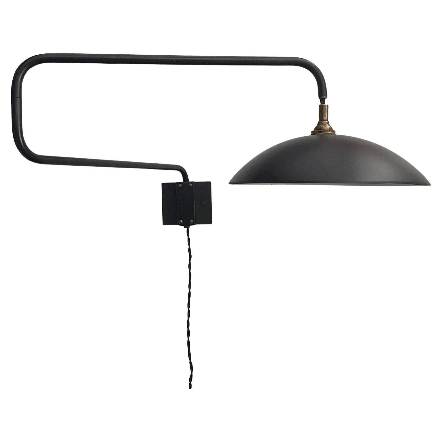 Französisch Mid Century Articulating Counterbalance  Swing Arm-Wandleuchter