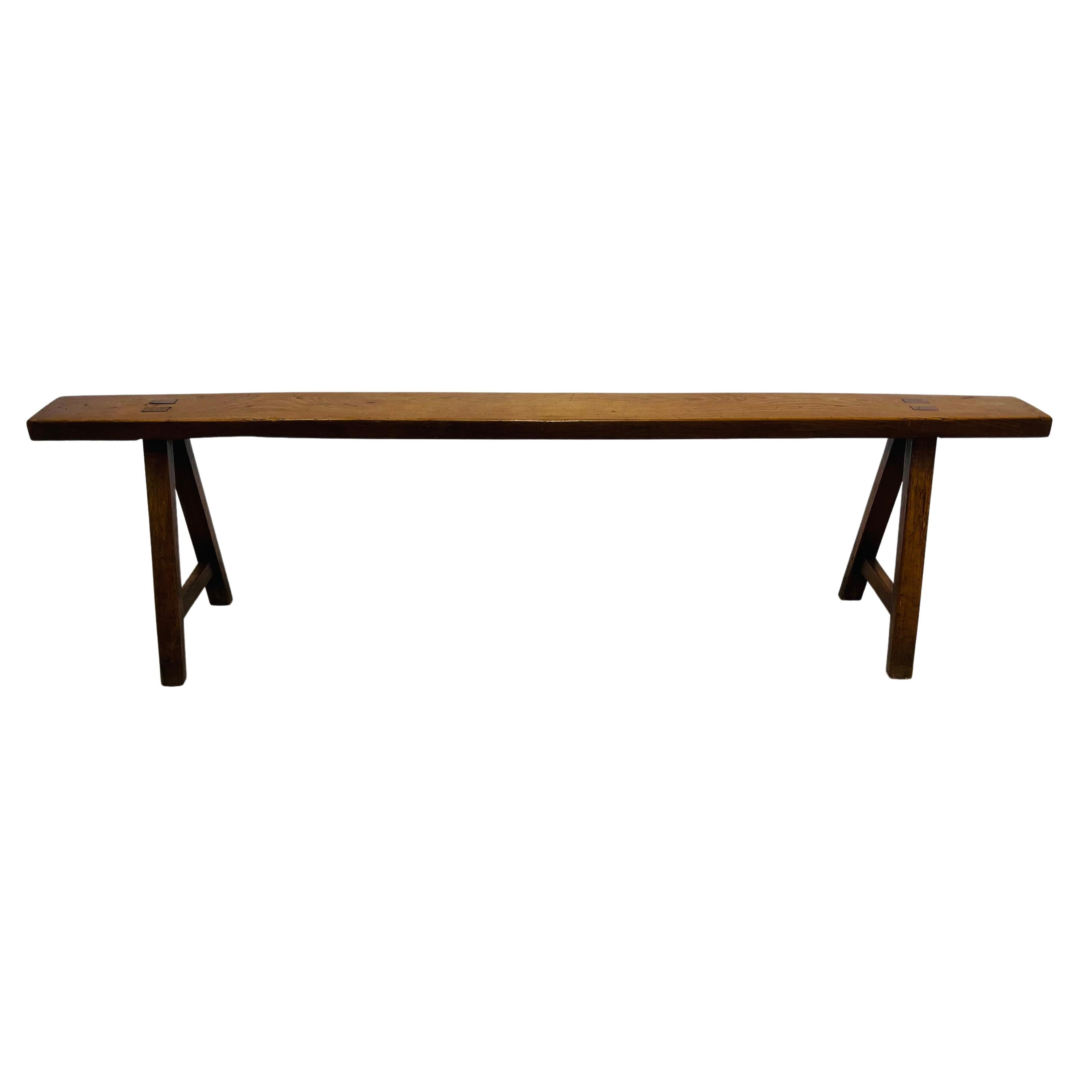 French Mid Century Bench For Sale