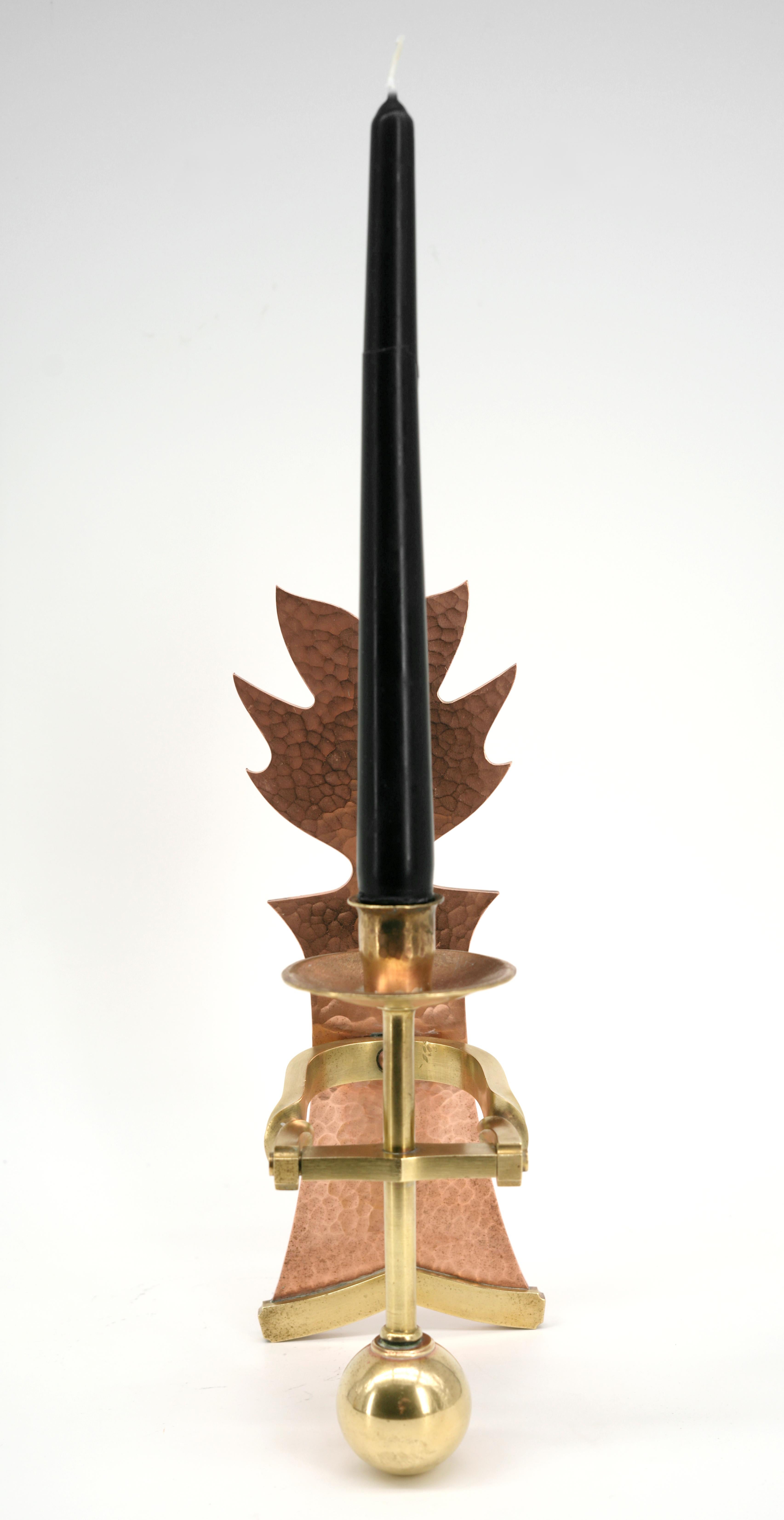 French Mid-Century Boat Candle Sconces, 1950s For Sale 1