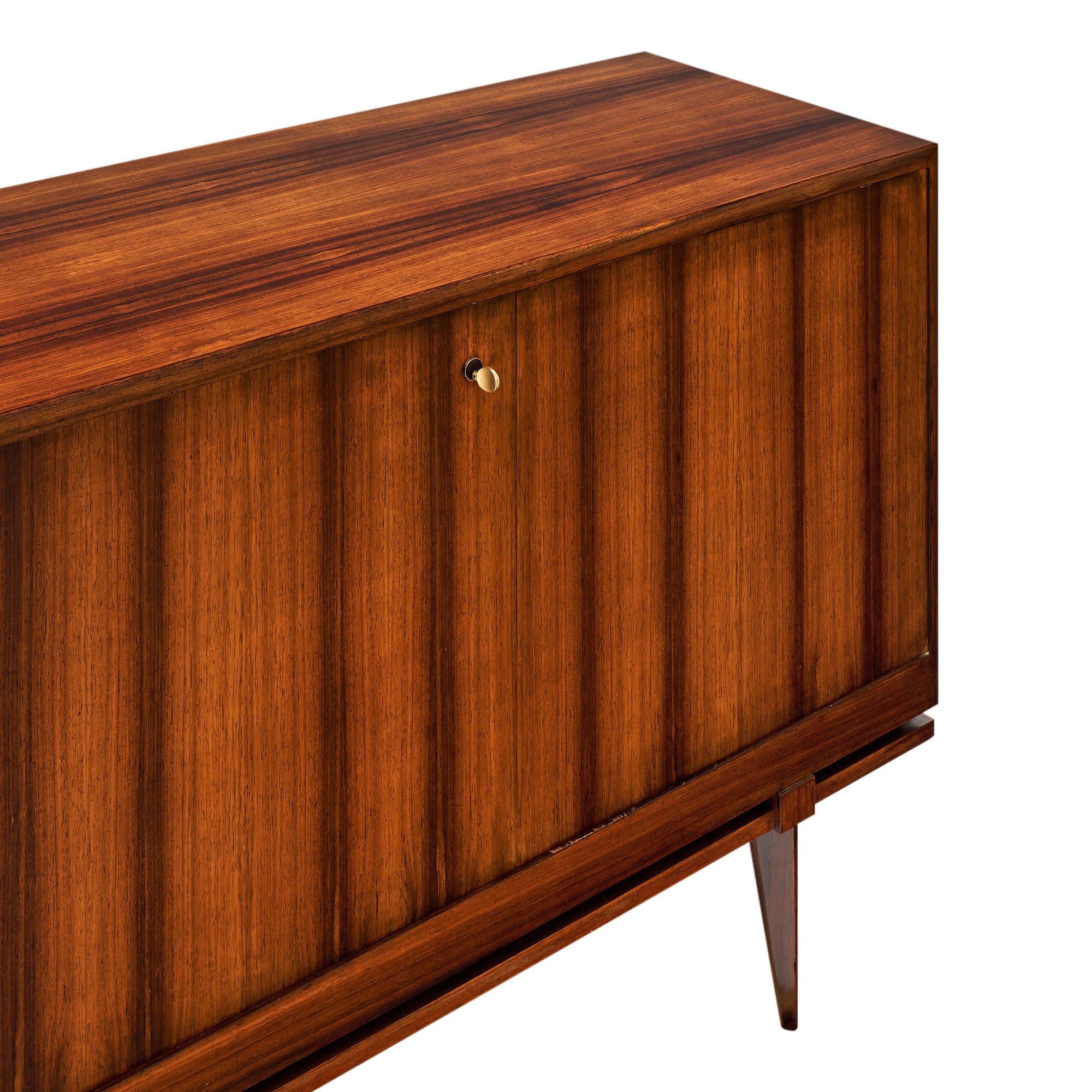 French Mid-Century Brazilian Rosewood Buffet For Sale 1