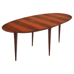 French Mid-Century Brazilian Rosewood Dining Table