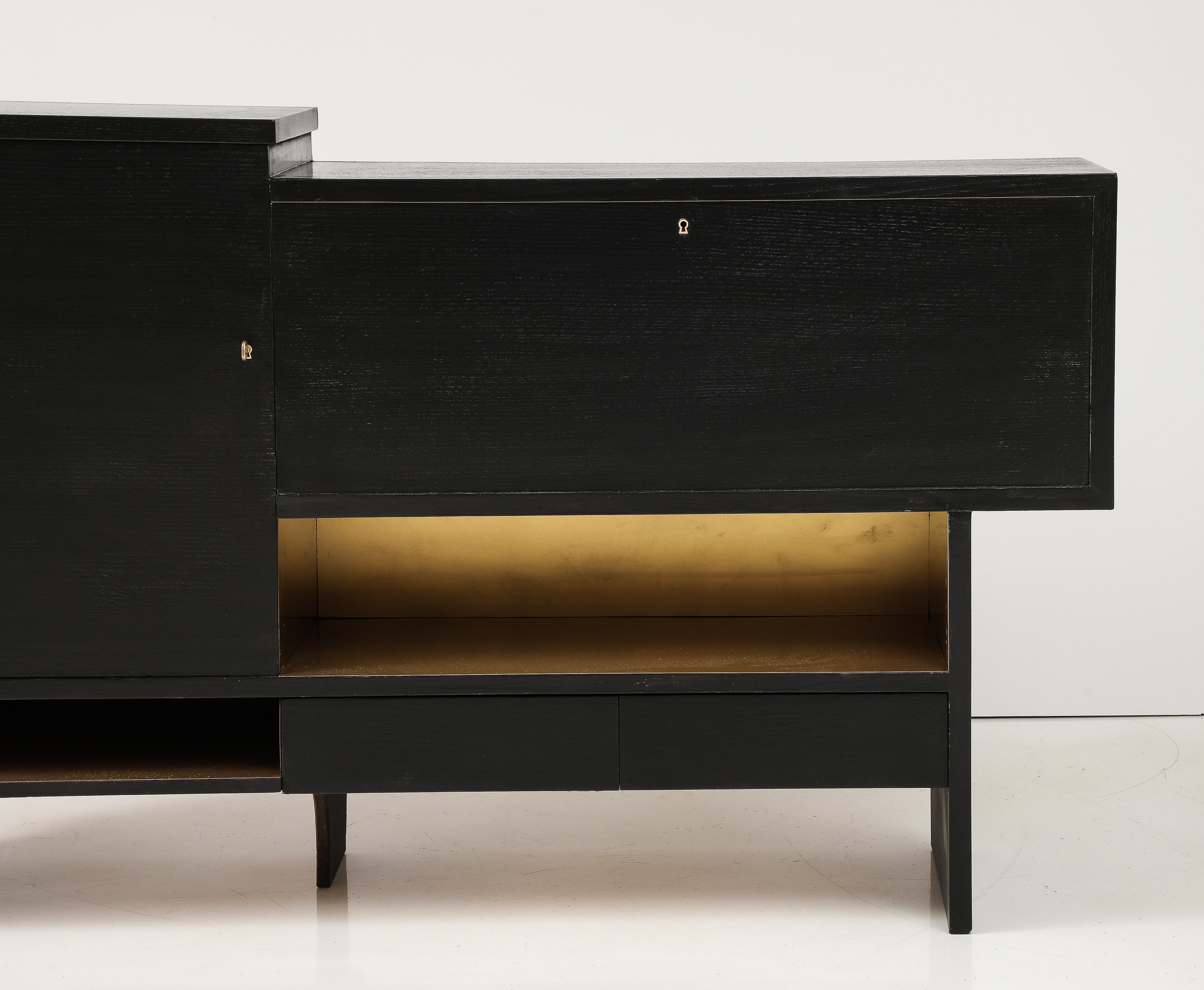 French Mid-Century Cabinet In Good Condition For Sale In Lyndhurst, NJ