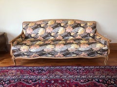 French Mid Century Carved Sofa Set Matching Bergere by Wilson Jump