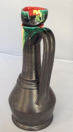 Vallauris Pottery French Mid Century Ceramic Liquor or Aperitif Set