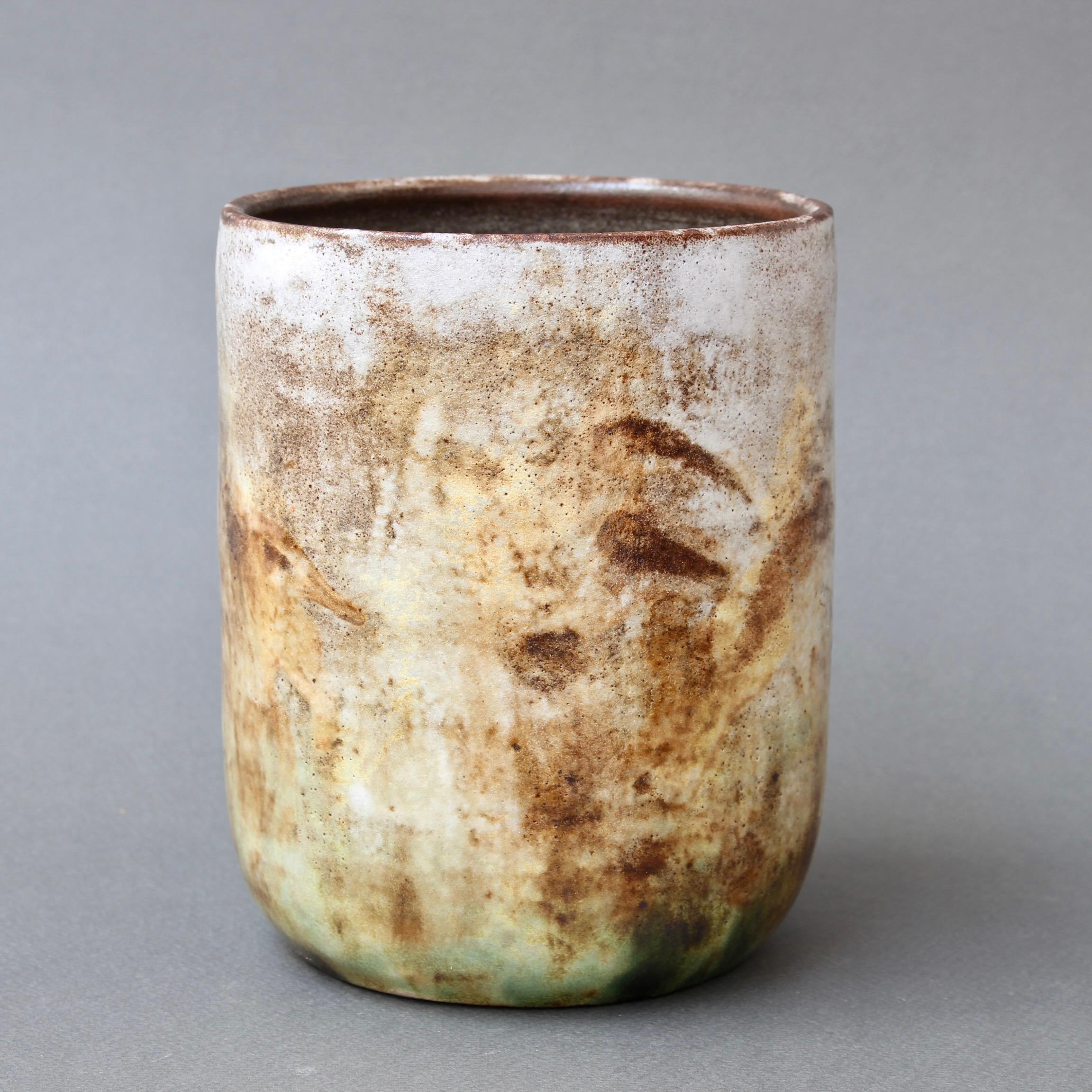 Français Vase en céramique français du milieu du siècle dernier par Alexandre Kostanda (vers les années 1960) en vente