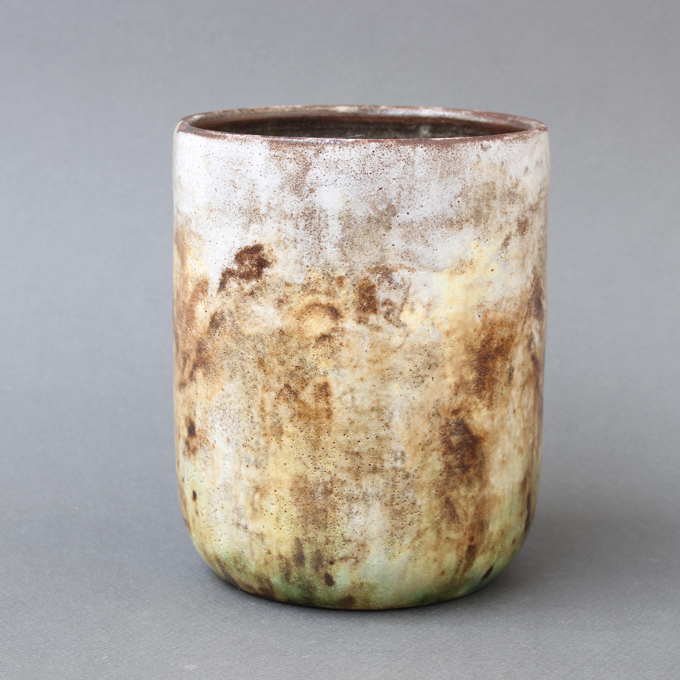 Mid-20th Century French Mid-Century Ceramic Vase by Alexandre Kostanda (circa 1960s) For Sale