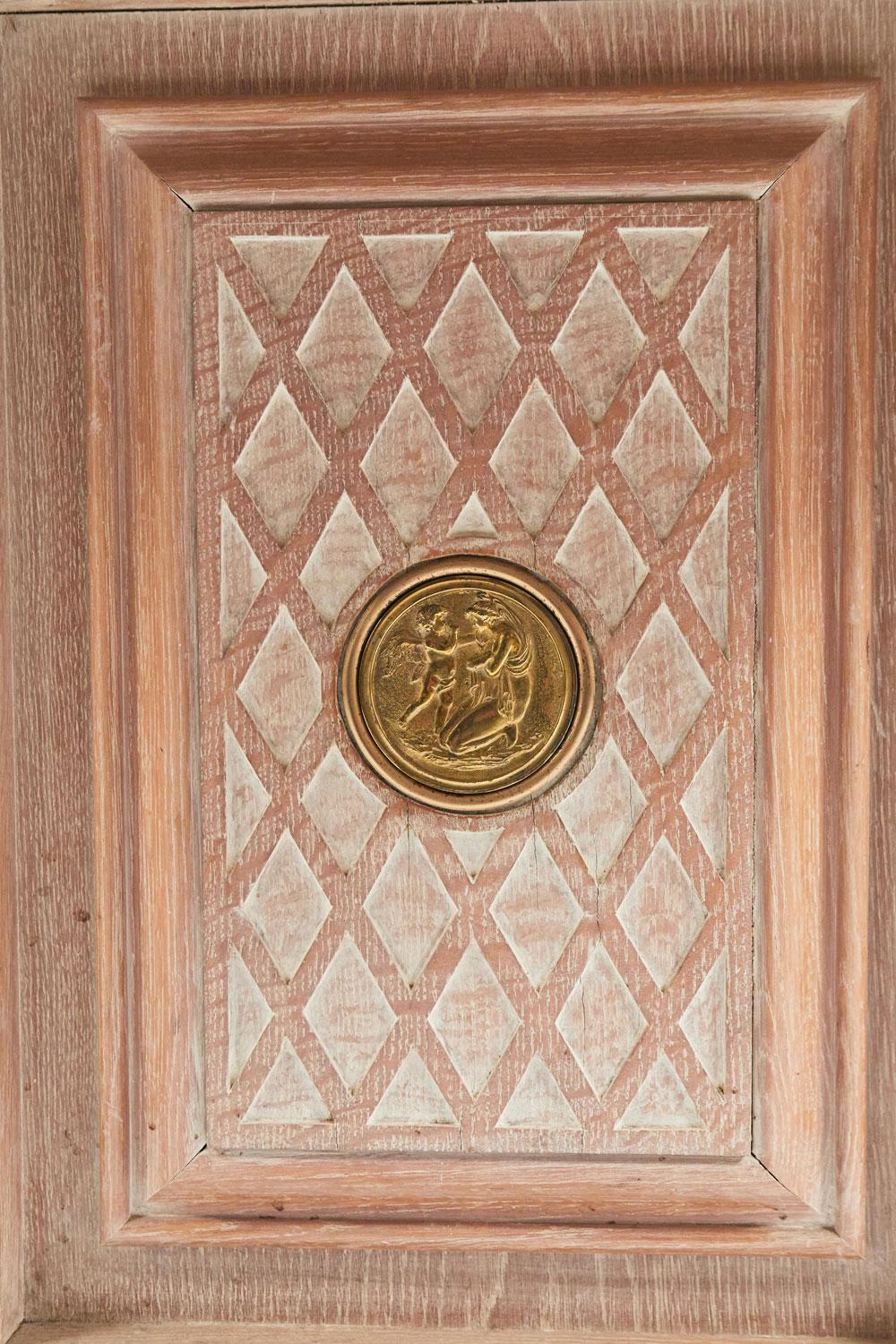 French Mid-Century Cerused Oak Dining Table en vente 2