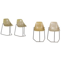 French Midcentury Chair Designed by René-Jean Caillette, 1957