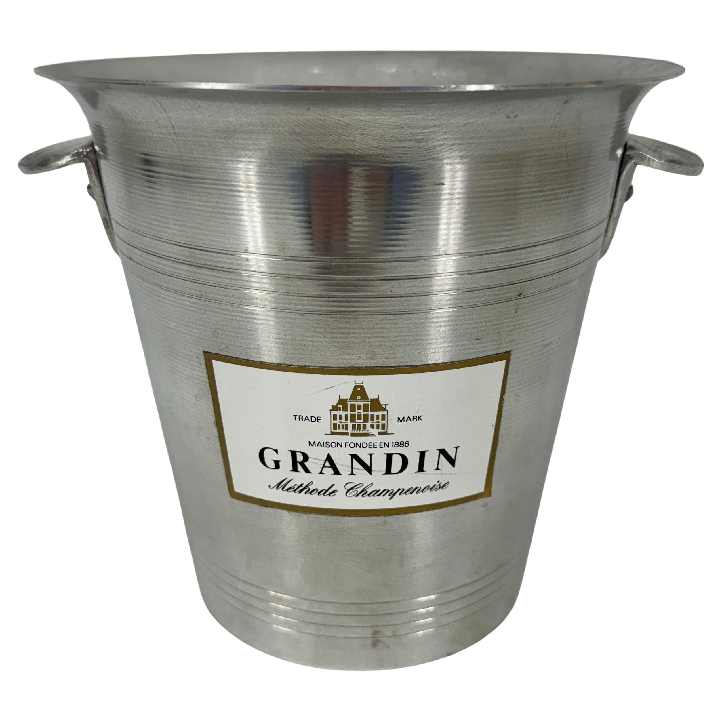 French Mid-Century Champagne Wine Grandin Ice Bucket 