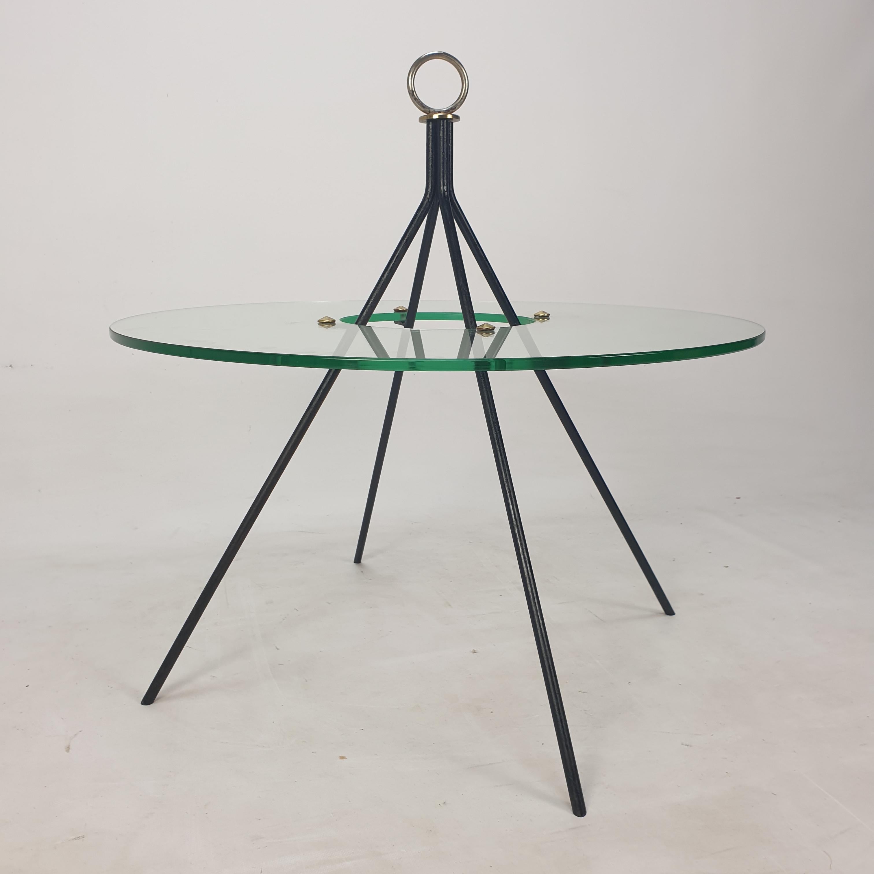 French Mid Century Coffee Table by Claude Delor, 1950's 5