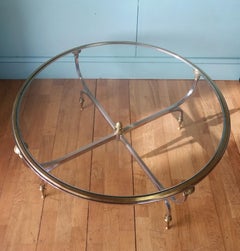 French mid century coffee table by Maison Jansen