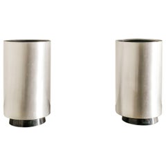 French Mid Century "Concord" Floor Up-lights in Chrome Produced in 1970s