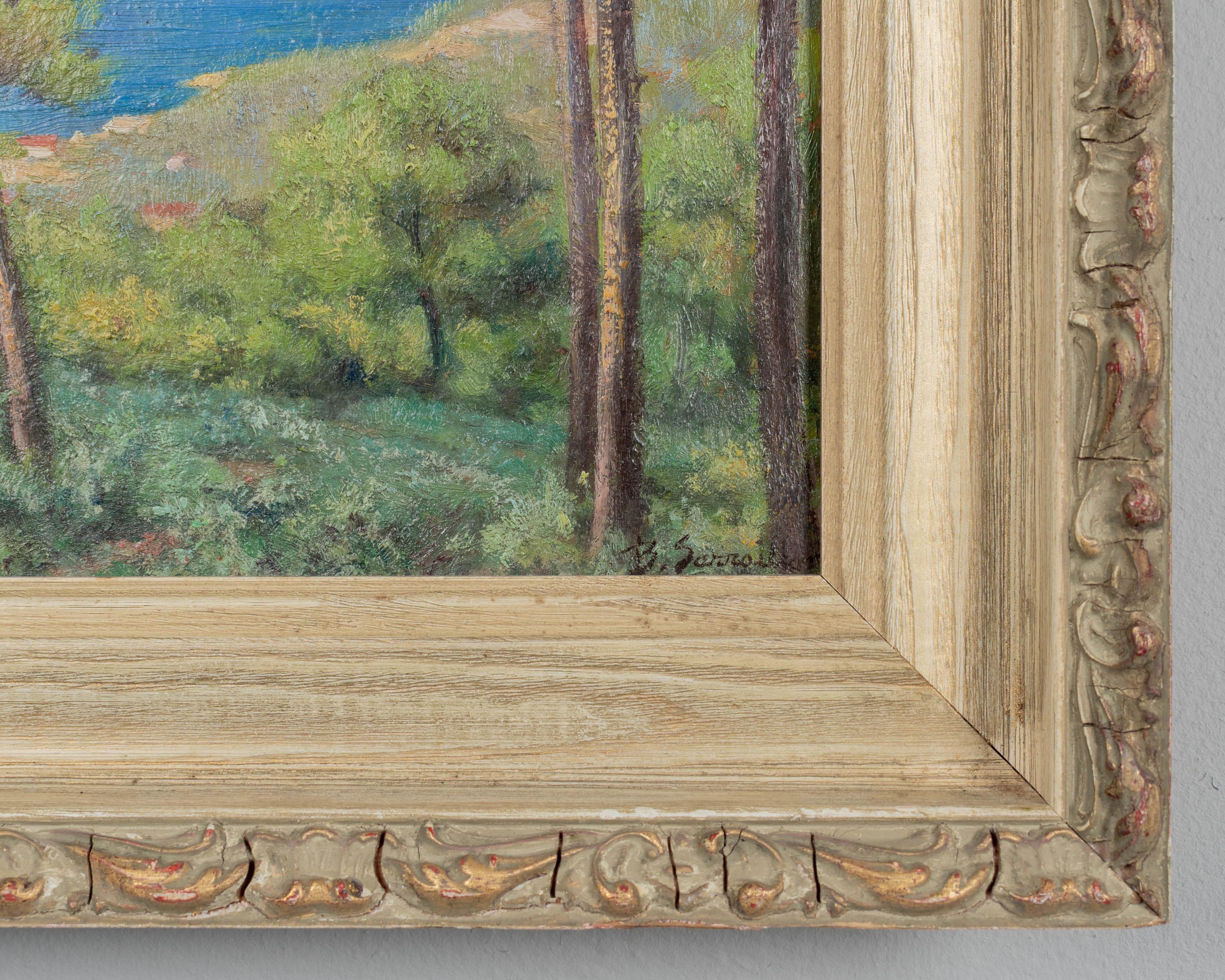 Mid-Century Modern French Mid Century Côte d'Azur Painting For Sale