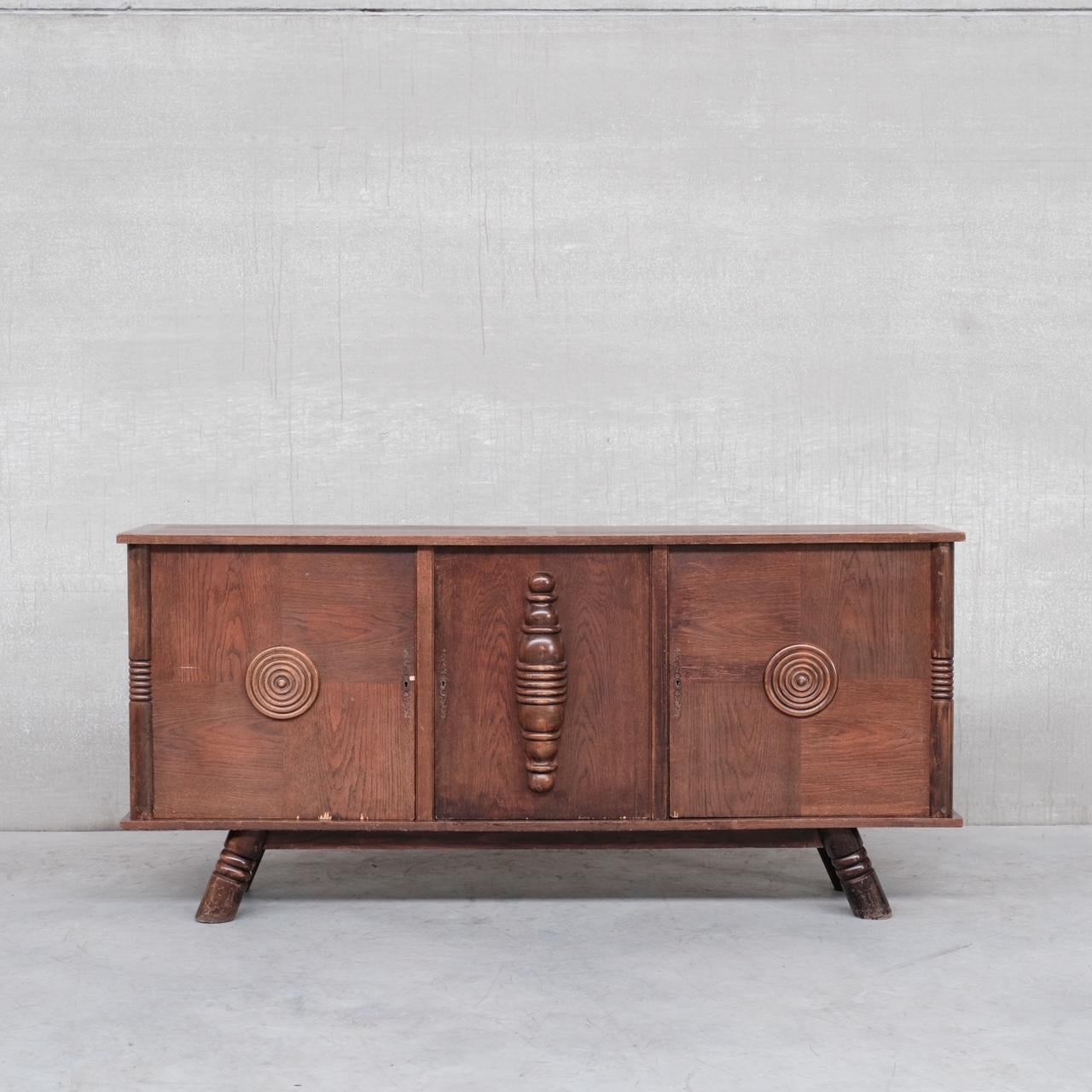 French Mid-Century Deco Sideboard in the manner of Dudouyt 5