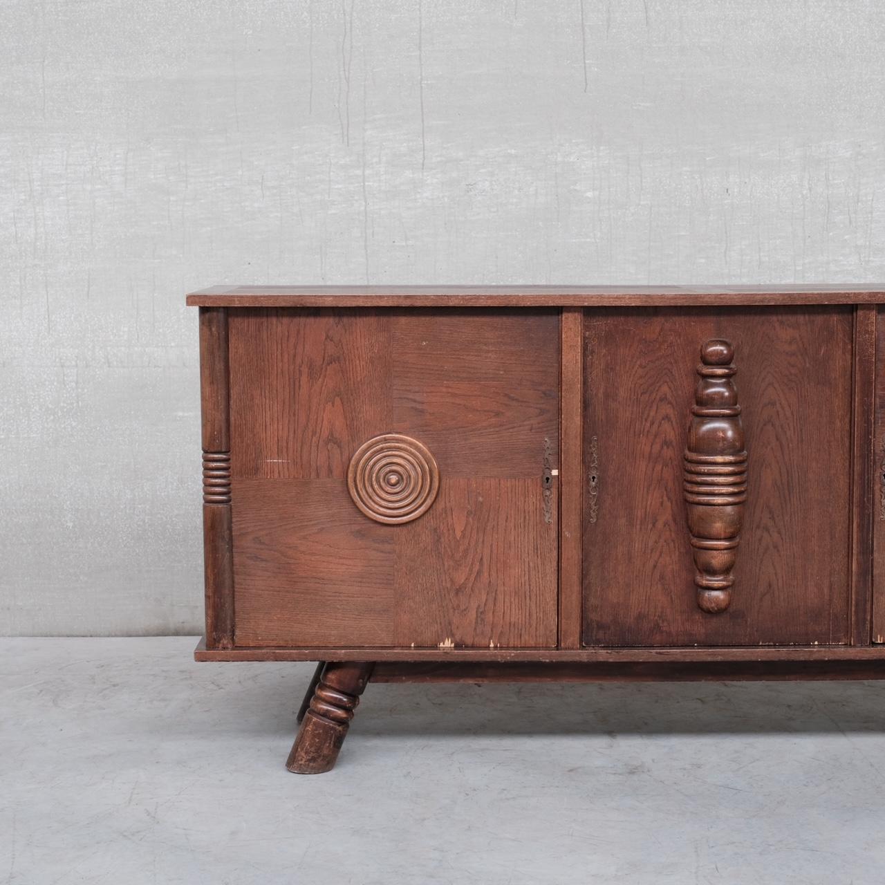 French Mid-Century Deco Sideboard in the manner of Dudouyt 4