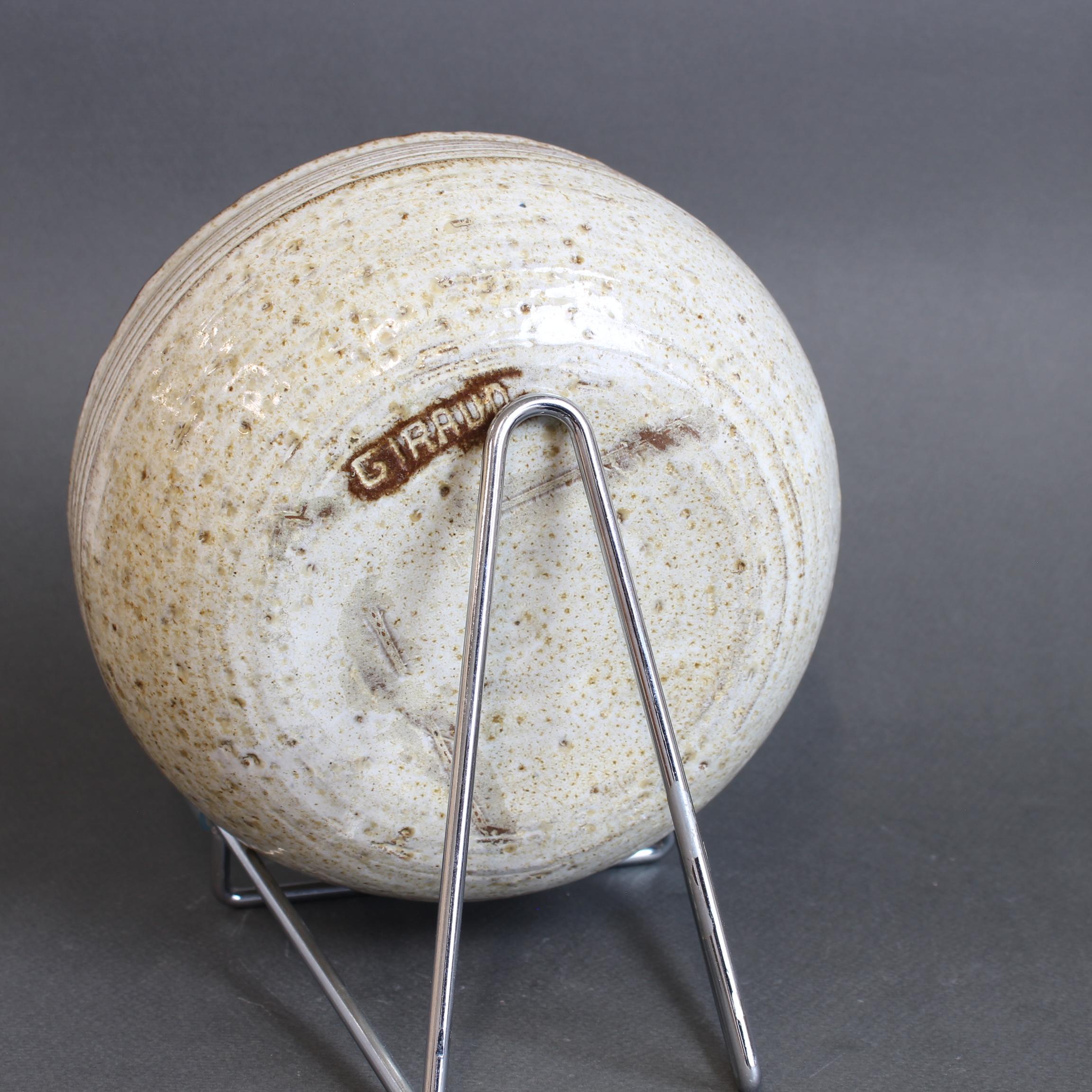 Mid-20th Century French Mid-Century Decorative Bowl by Marcel Giraud For Sale