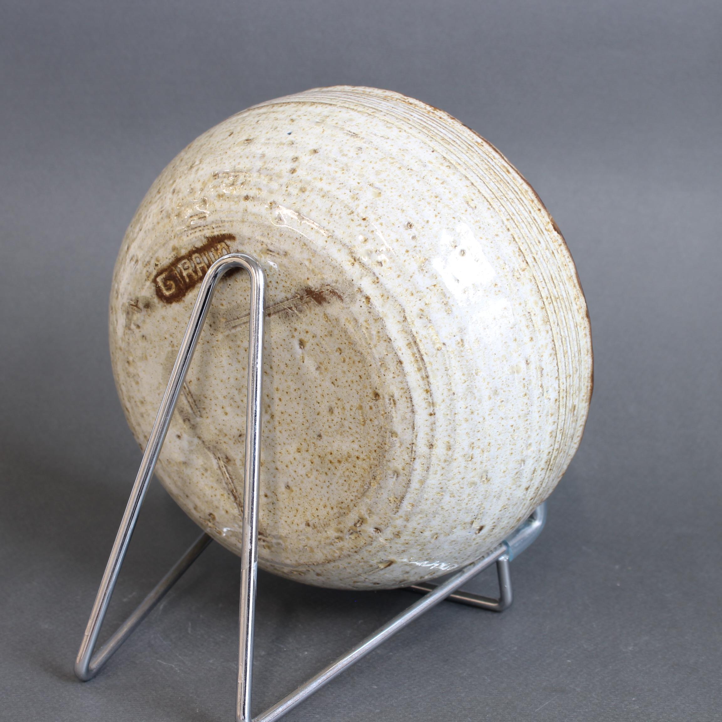 Ceramic French Mid-Century Decorative Bowl by Marcel Giraud For Sale