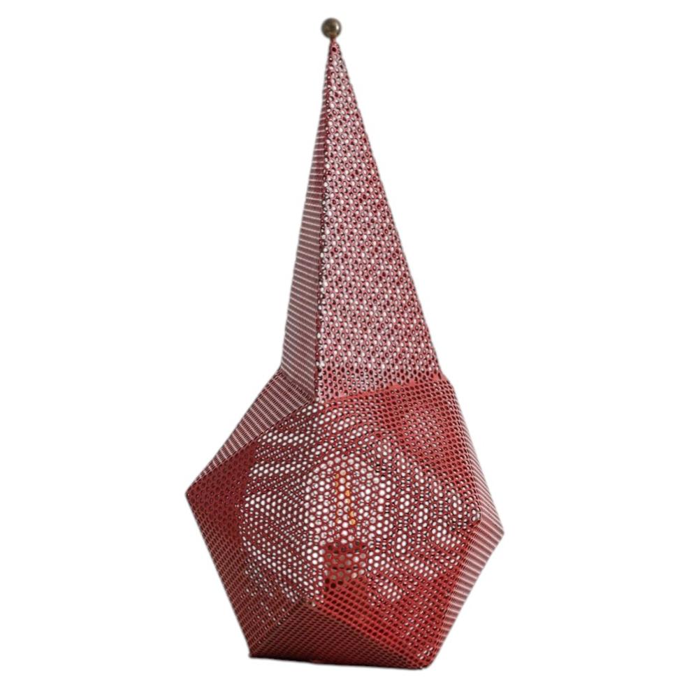 Französische Mid Century Schreibtischlampe "Bagdad" aus Metall und Messing von Mathieu Matégot