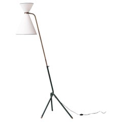 French Midcentury Diabolo Adjustable Floor Lamp