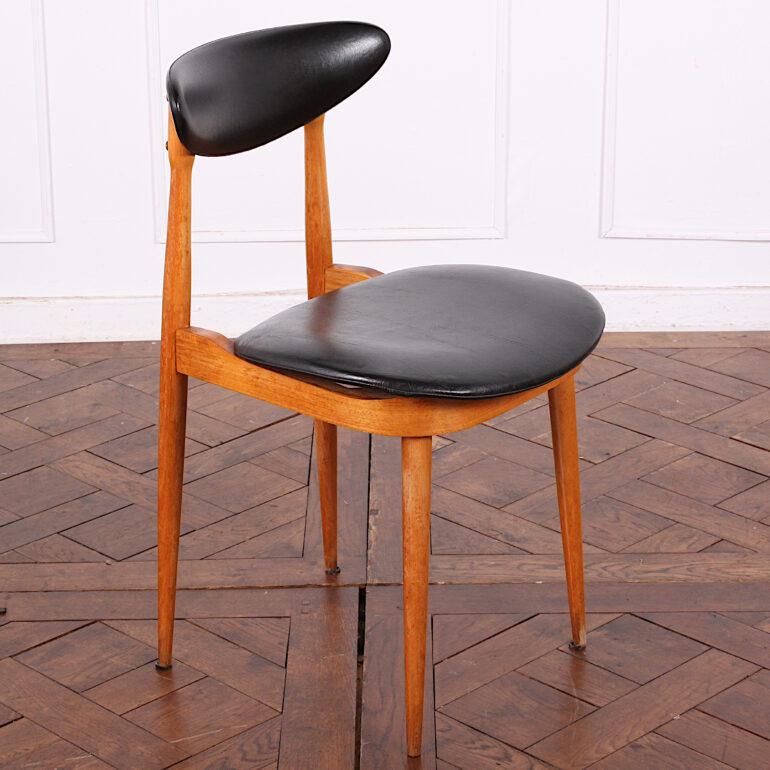 French Mid Century Dining Chairs by Pierre Guariche 1
