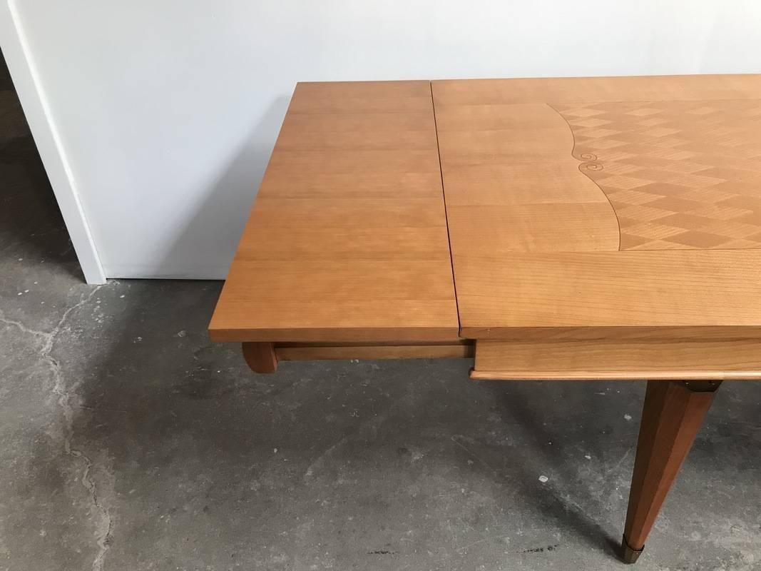 French Mid-Century Dining Table Attributed to Jean Pascaud 4
