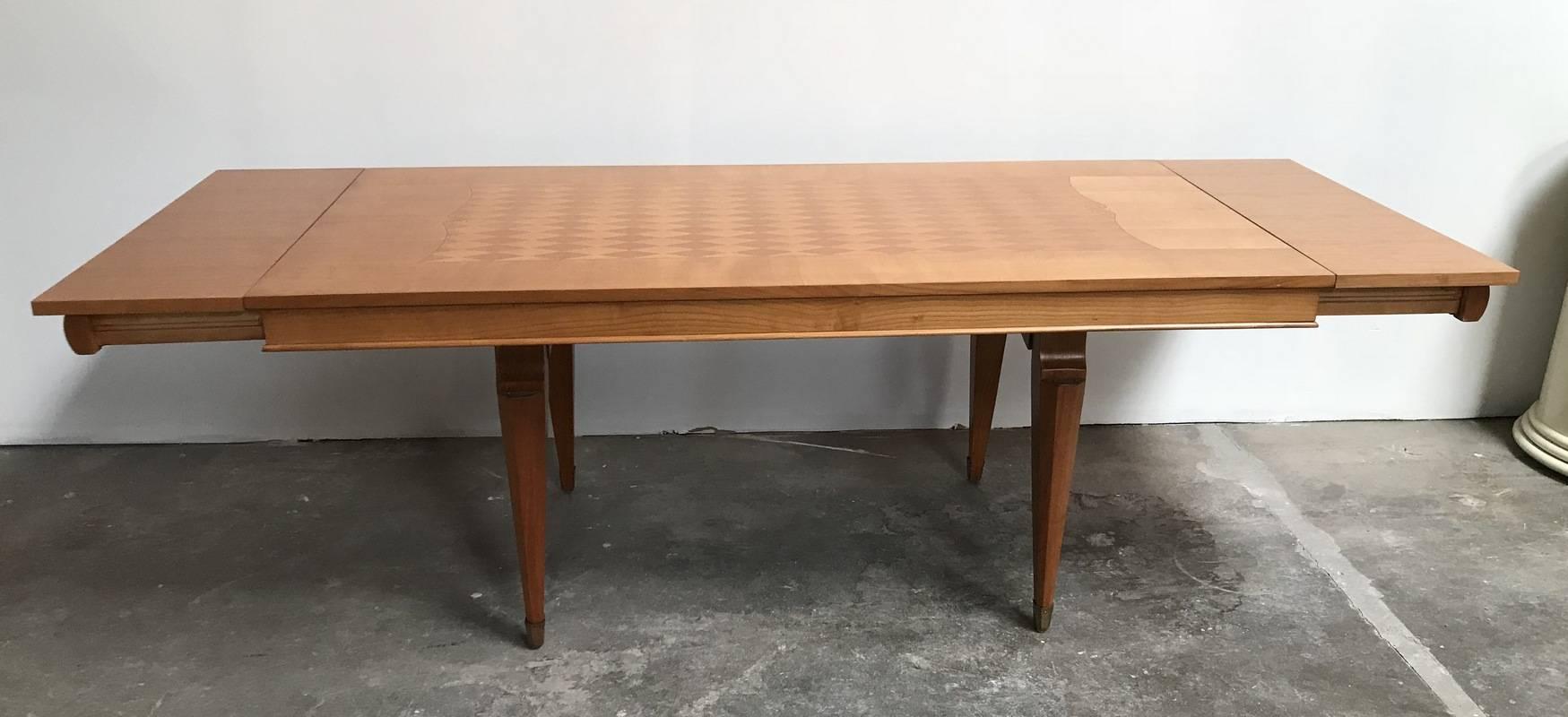 French Mid-Century Dining Table Attributed to Jean Pascaud 7