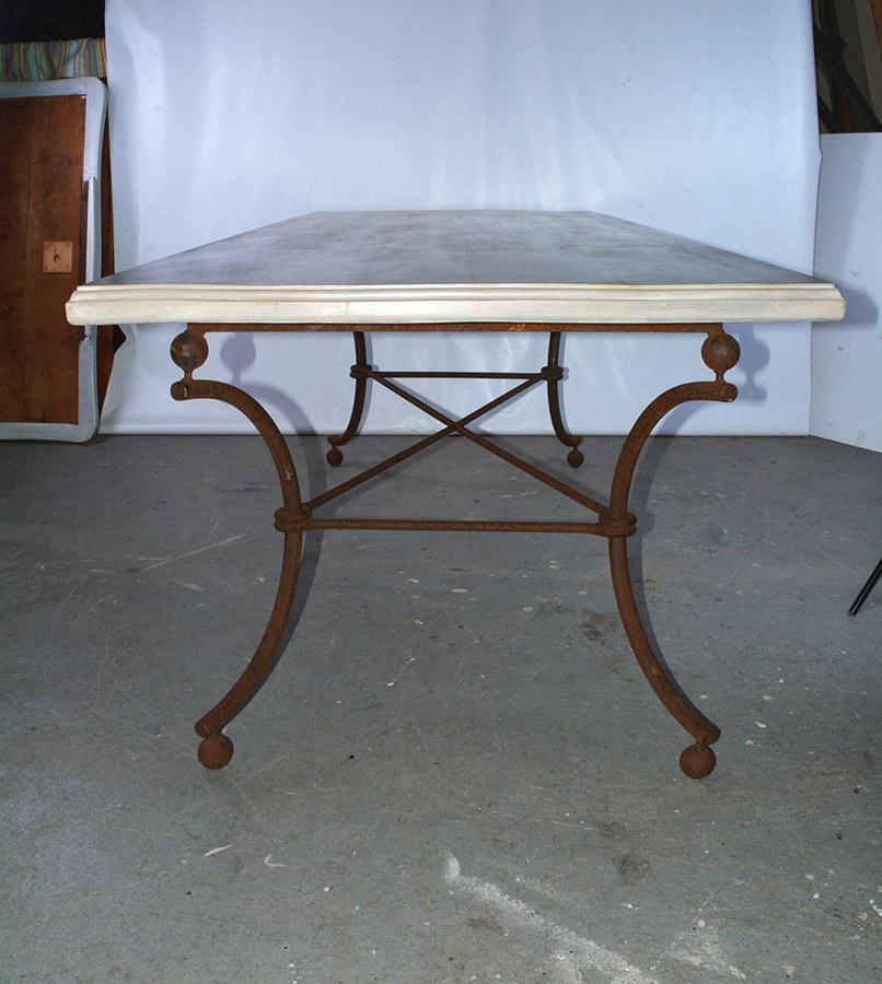 French Midcentury Dining Table In Good Condition In Sheffield, MA