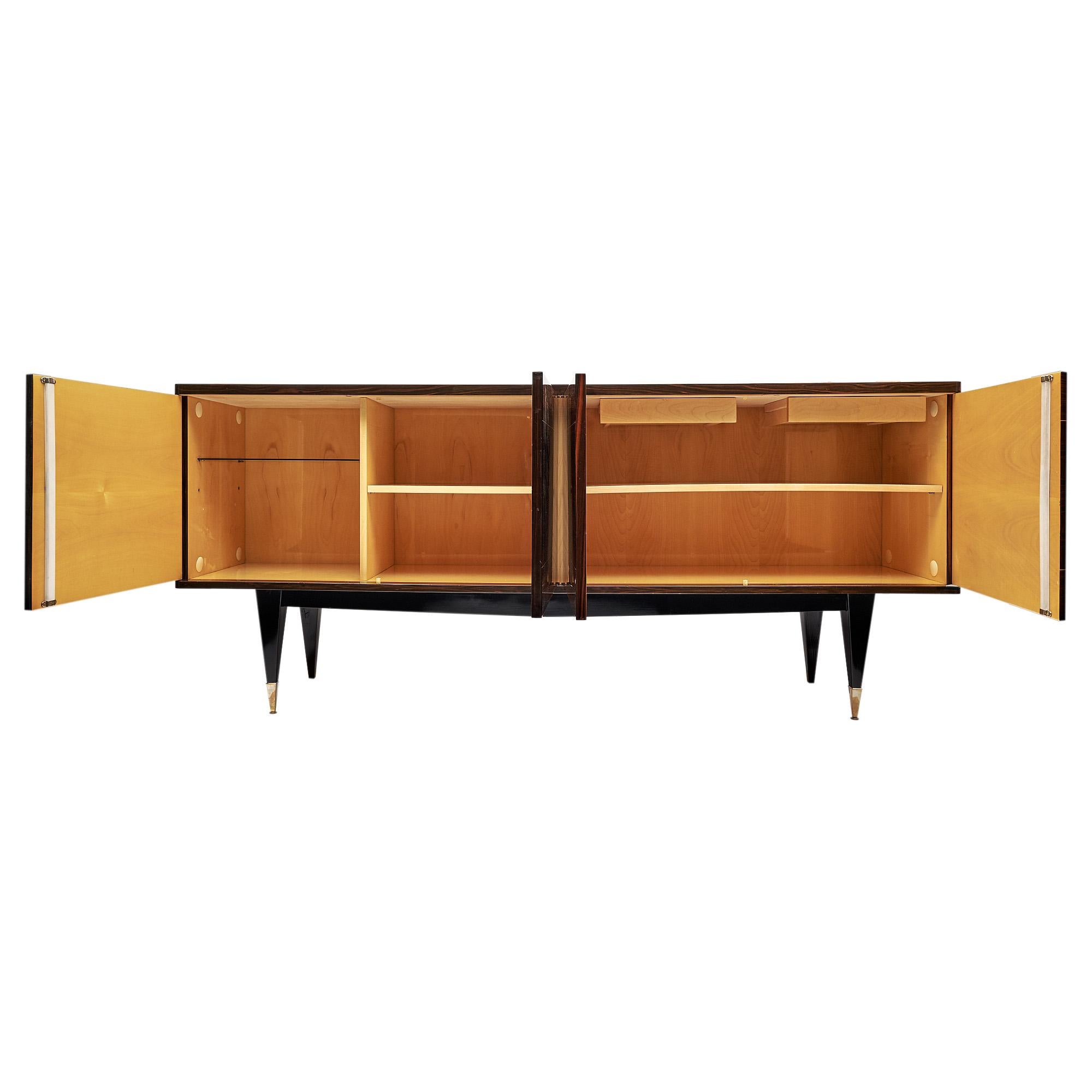 French Mid-Century Ebony of Macassar Buffet 2
