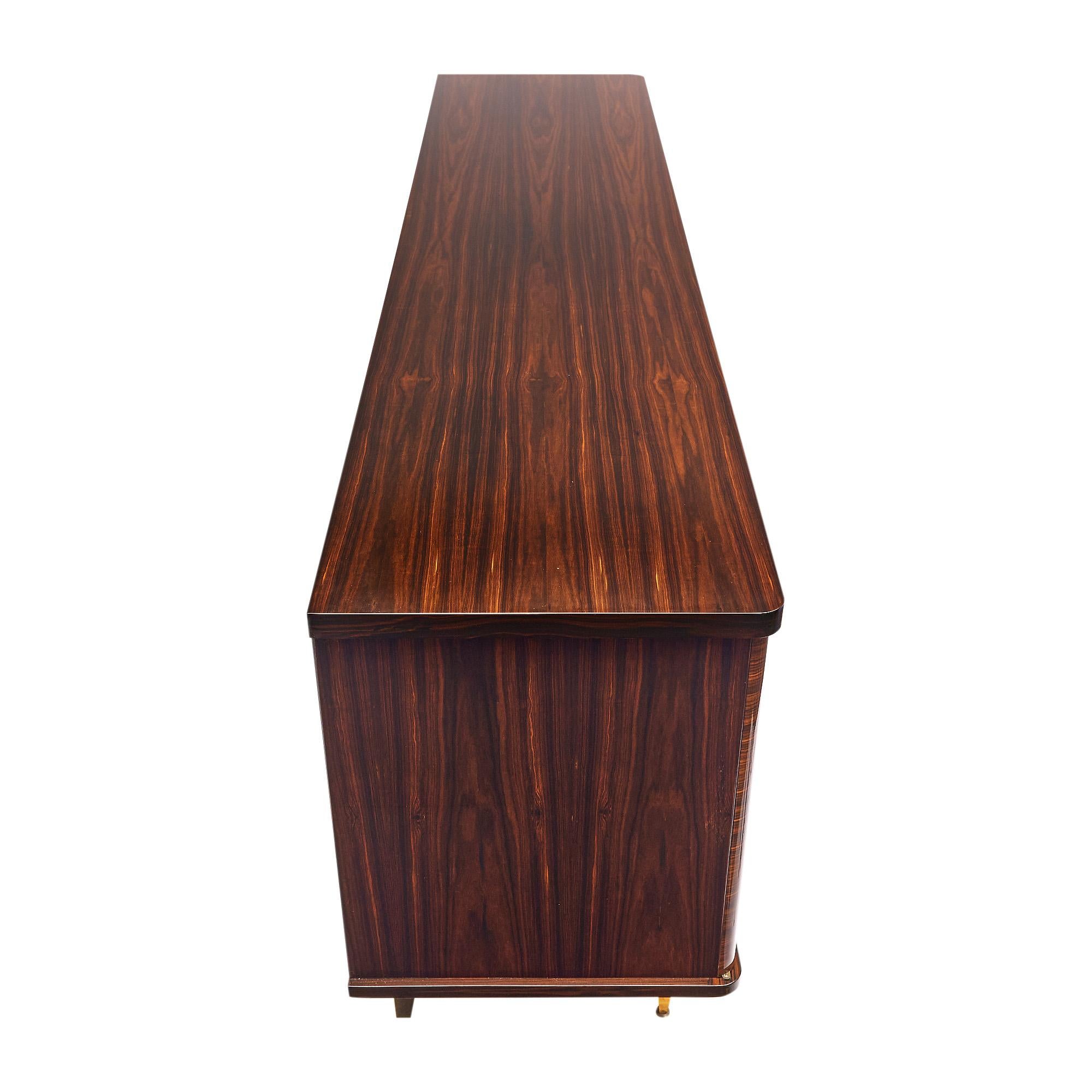 French Mid-Century Ebony of Macassar Buffet 4
