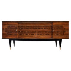French Mid-Century Ebony of Macassar Buffet