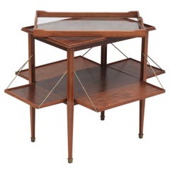 Table de bar ou de service extensible du milieu du siècle dernier avec plateau amovible C1950s