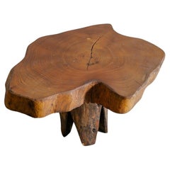 Französischer Couchtisch in freier Form aus Holz aus der Mitte des Jahrhunderts, 1950er Jahre