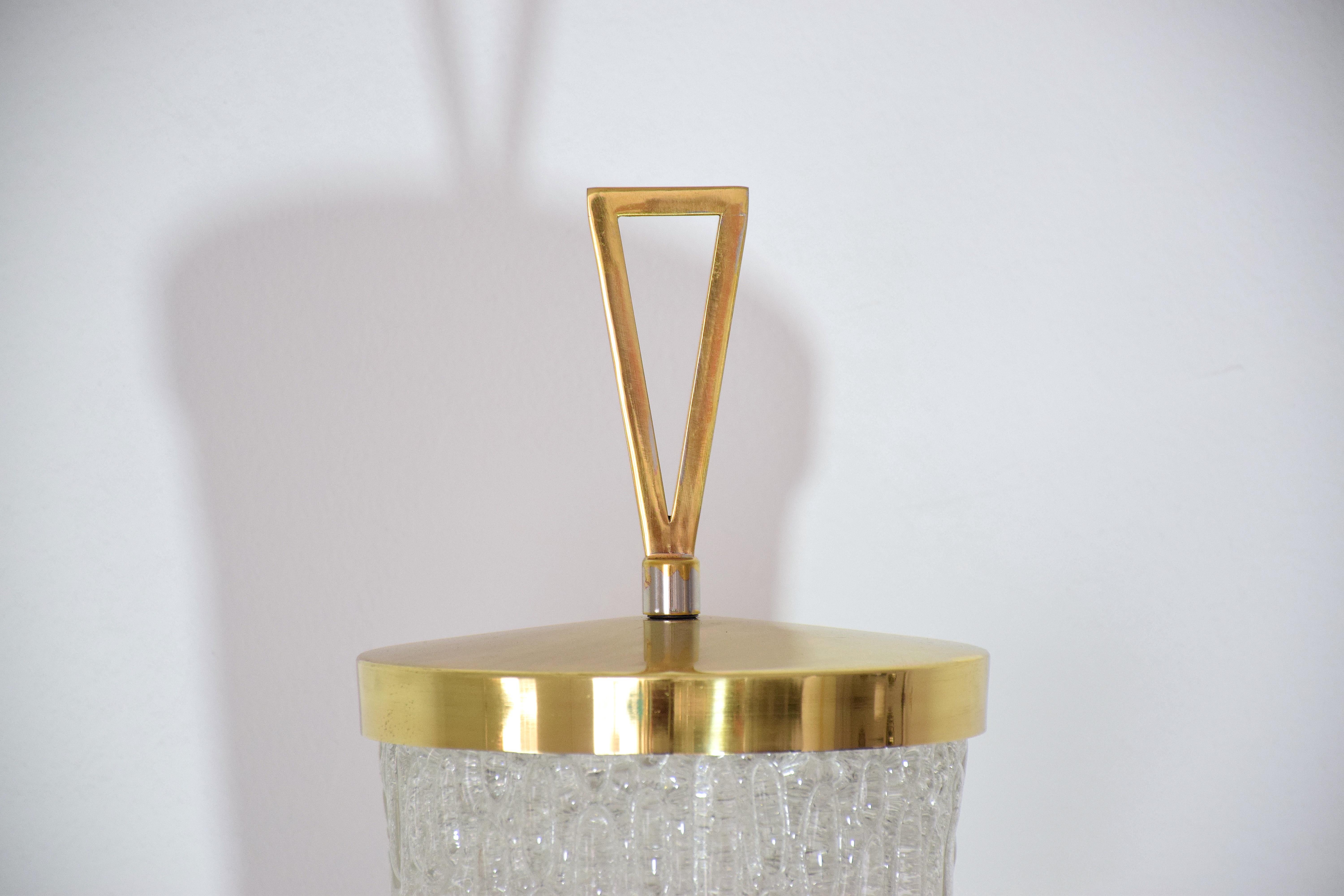 French Mid-Century Glass Sconce by DLG Arlus, 1950s 2